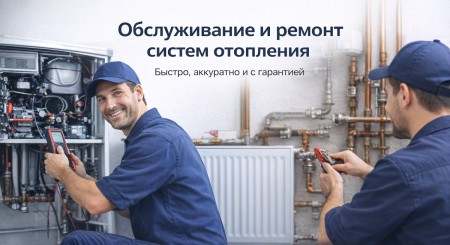 Обслуживание и ремонт систем отопления