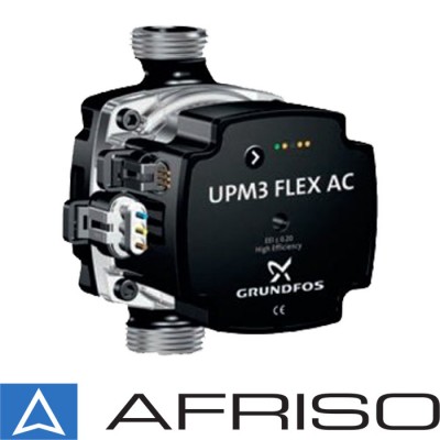 Смесительный узел теплого пола Afriso 9050110 Grundfos UPM3 FLEX AS 15-70/130 мм фото 4