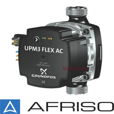 Смесительный узел теплого пола Afriso 9055100 Grundfos UPM3 Auto 15-70/130 Смесительный узел теплого пола Afriso 9055100 Grundfos UPM3 Auto 15-70/130
