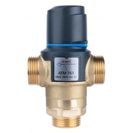 Термостатический смесительный клапан Afriso ATM 763, DN20, G1, 35-60C, Kvs 3,2 м3/ч Термостатический смесительный клапан Afriso ATM 763, DN20, G1, 35-60C, Kvs 3,2 м3/ч