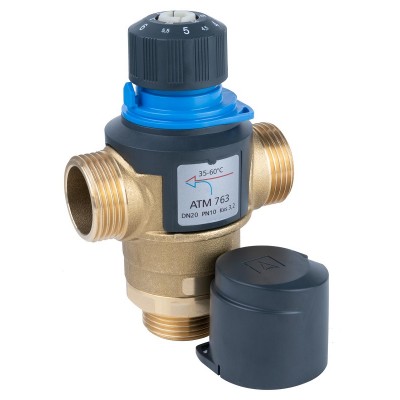 Термостатический смесительный клапан Afriso ATM 763, DN20, G1, 35-60C, Kvs 3,2 м3/ч фото 8