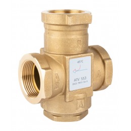 Клапан смесительный термостатический AFRISO ATV 553, 45°C, ВР1 1/4", DN32, kvs 9 Клапан смесительный термостатический AFRISO ATV 553, 45°C, ВР1 1/4", DN32, kvs 9
