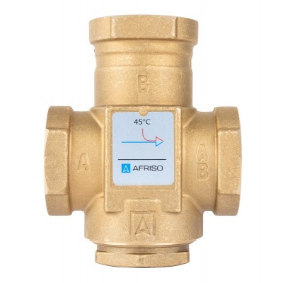 Клапан смесительный термостатический AFRISO ATV 553, 45°C, ВР1 1/4", DN32, kvs 9 фото 3