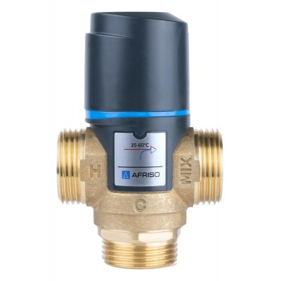 Термостатический смесительный клапан Afriso ATM 363 1"НР (35-60°С) арт. 12 363 10 - гарантия до 5 лет фото 11 Термостатический смесительный клапан Afriso ATM 363 1"НР (35-60°С) арт. 12 363 10 фото 11