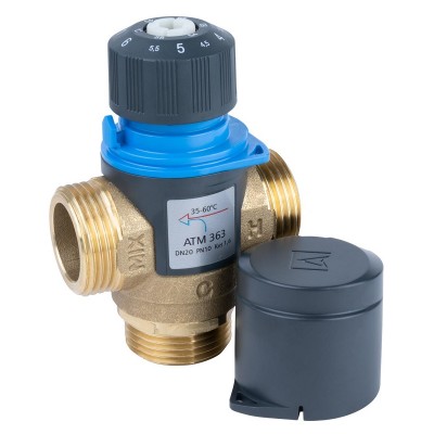 Термостатический смесительный клапан Afriso ATM 363 1"НР (35-60°С) арт. 12 363 10 - гарантия до 5 лет фото 3 Термостатический смесительный клапан Afriso ATM 363 1"НР (35-60°С) арт. 12 363 10 фото 3
