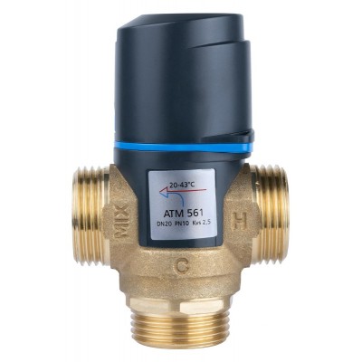 Термостатический смесительный клапан Afriso ATM 561 1"НР (20-43°С) арт. 12 561 10 фото 7