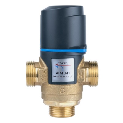 Купить Термостатический смесительный клапан Afriso ATM 341 3/4"НР (20-43°С) арт. 12 341 10 в магазине Mirkotlov.by (Мир Котлов) - отличное качество. Купить Термостатический смесительный клапан Afriso ATM 341 3/4"НР (20-43°С) арт. 12 341 10