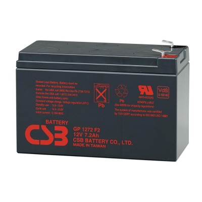 Аккумуляторная батарея CSB GP 1272 F2 12V/7.2Ah (8Ah) фото 1