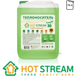 Антифриз-теплоноситель для отопления Hot Stream EcoPRO 30 (10 л) Антифриз-теплоноситель для отопления Hot Stream EcoPRO 30 (10 л)