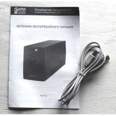 ИБП Kiper Power A1000 USB (1000VA/600W) - гарантия до 5 лет фото 3 ИБП Kiper Power A1000 USB (1000VA/600W) фото 3