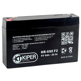 Аккумуляторная батарея Kiper HR-690 F2 6V/9Ah
