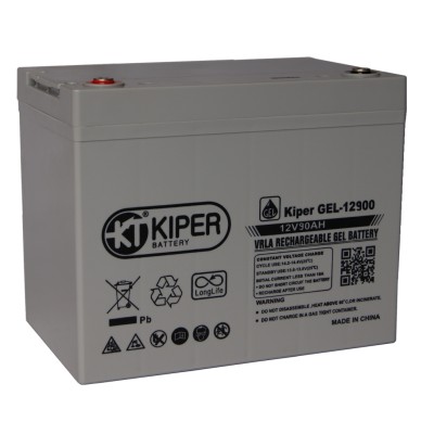 Купить Аккумуляторная батарея гелевая Kiper GEL-12900 12V/90Ah в магазине Mirkotlov.by (Мир Котлов) - отличное качество. Купить Аккумуляторная батарея гелевая Kiper GEL-12900 12V/90Ah