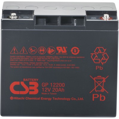 Купить Аккумуляторная батарея CSB GP 12200 12V/20Ah в магазине Mirkotlov.by (Мир Котлов) - отличное качество. Купить Аккумуляторная батарея CSB GP 12200 12V/20Ah