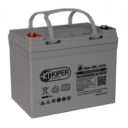 Аккумуляторная батарея гелевая Kiper GEL-12330 12V/33Ah