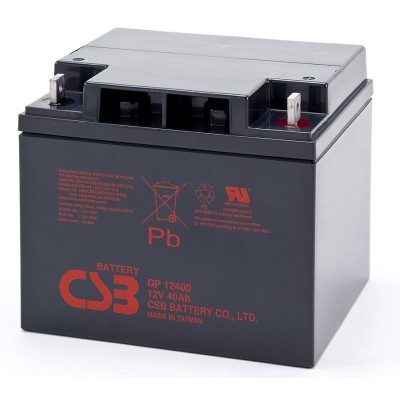 Аккумуляторная батарея CSB GP 12400 12V/40Ah - гарантия до 5 лет фото 1 Аккумуляторная батарея CSB GP 12400 12V/40Ah фото 1