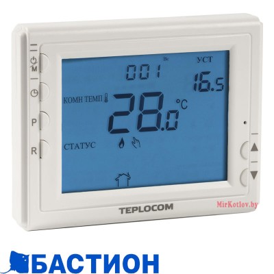 Купить Комнатный термостат TEPLOCOM TS-PROG-2AA/8A 