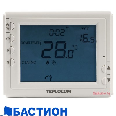 Комнатный термостат TEPLOCOM TS-PROG-2AA/8A фото 1