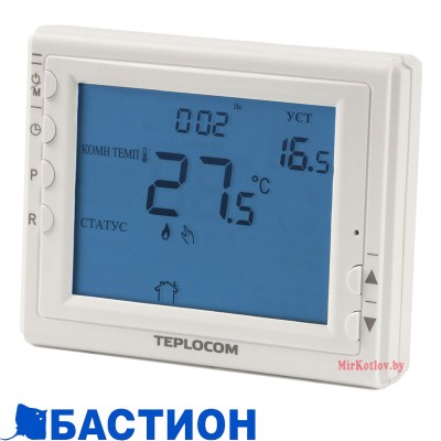 Комнатный термостат TEPLOCOM TS-PROG-2AA/8A фото 2