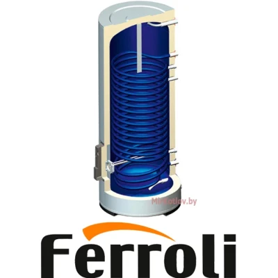Бойлер косвенного нагрева Ferroli Ecounit F 300 2C (напольный) Бойлер косвенного нагрева Ferroli Ecounit F 300 2C (напольный)
