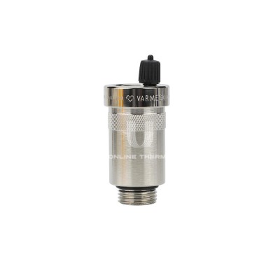 Купить Автоматический воздухоотводчик Varmega VMAV02-N00003, 3/8" НР, вертикальный выпуск, с уплотнением O-ring в магазине Mirkotlov.by (Мир Котлов) - отличное качество. Купить Автоматический воздухоотводчик Varmega VMAV02-N00003, 3/8" НР, вертикальный выпуск, с уплотнением O-ring