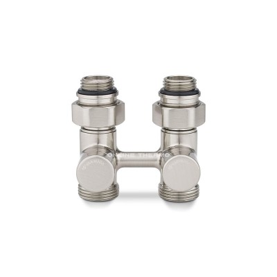 Узел нижнего подключения Varmega VMDV21-500415, 1/2"×3/4"EK НР, прямой, матовый никель Узел нижнего подключения Varmega VMDV21-500415, 1/2"×3/4"EK НР, прямой, матовый никель
