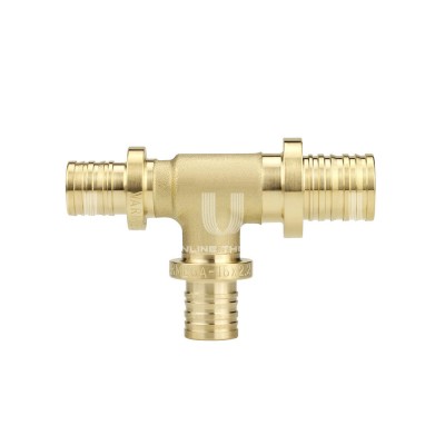 Тройник переходной Varmega Slide-fit VM505252016, 25x20x16 мм, аксиальный, латунь