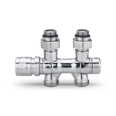 Узел нижнего подключения Varmega VMDV25-400415, 1/2"х3/4"EK, универсальный, хром Узел нижнего подключения Varmega VMDV25-400415, 1/2"х3/4"EK, универсальный, хром
