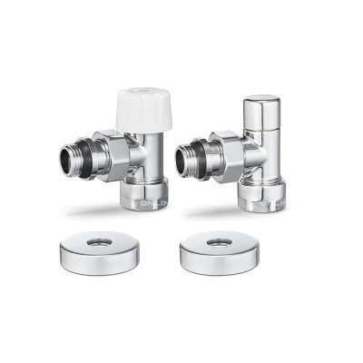 Комплект термостатический с запорным клапаном Varmega №1 VMDV10-410415, 1/2" x 3/4"EK ВР-НР, угловой, хром Комплект термостатический с запорным клапаном Varmega №1 VMDV10-410415, 1/2" x 3/4"EK ВР-НР, угловой, хром