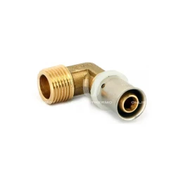 Угольник (угол) 90° с наружной резьбой Uni-fitt 705G6300, 16х3/4", пресс-фитинг Угольник (угол) 90° с наружной резьбой Uni-fitt 705G6300, 16х3/4", пресс-фитинг