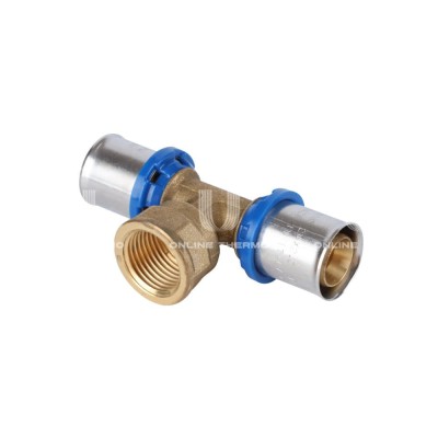 Тройник с внутренней резьбой APE ARL2103202, 20х1/2"х20, пресс-фитинг