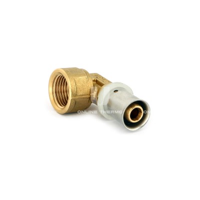 Угольник (угол) 90° с внутренней резьбой Uni-fitt 704G6300, 16х3/4", пресс-фитинг Угольник (угол) 90° с внутренней резьбой Uni-fitt 704G6300, 16х3/4", пресс-фитинг