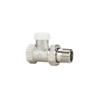 Запорный радиаторный клапан (вентиль) ручной регулировки Varmega VMRV04-N00404, 1/2" ВР-НР, прямой Запорный радиаторный клапан (вентиль) ручной регулировки Varmega VMRV04-N00404, 1/2" ВР-НР, прямой