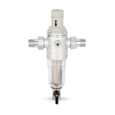 Купить Комбинированный промывной фильтр Varmega VMPF01-C16042, 1/2" НР, для холодной воды, с редуктором давления в магазине Mirkotlov.by (Мир Котлов) - отличное качество. Купить Комбинированный промывной фильтр Varmega VMPF01-C16042, 1/2" НР, для холодной воды, с редуктором давления
