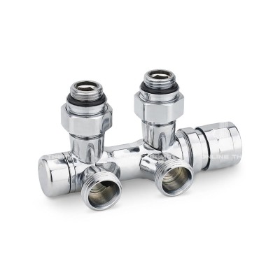 Узел нижнего подключения Varmega VMDV25-400415, 1/2"х3/4"EK, универсальный, хром Узел нижнего подключения Varmega VMDV25-400415, 1/2"х3/4"EK, универсальный, хром