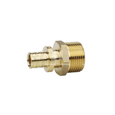 Муфта переходная (переходник) с наружной резьбой Varmega Slide-fit VM512003205, 32х3/4", латунная, аксиальная Муфта переходная (переходник) с наружной резьбой Varmega Slide-fit VM512003205, 32х3/4", латунная, аксиальная