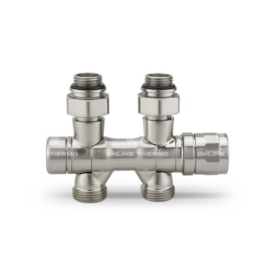 Узел нижнего подключения Varmega VMDV25-500415, 1/2"х3/4"EK, универсальный, матовый никель Узел нижнего подключения Varmega VMDV25-500415, 1/2"х3/4"EK, универсальный, матовый никель