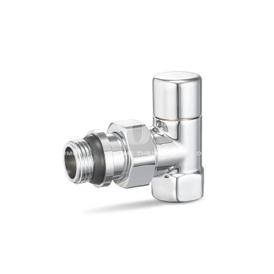 Запорный радиаторный клапан Varmega VMDV03-410404, 1/2" ВР-НР, угловой, хромированный Запорный радиаторный клапан Varmega VMDV03-410404, 1/2" ВР-НР, угловой, хромированный