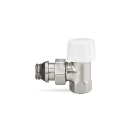 Термостатический клапан (терморегулятор) Varmega VMDV05-510404, 1/2" ВР-НР, угловой, матовый никель Термостатический клапан (терморегулятор) Varmega VMDV05-510404, 1/2" ВР-НР, угловой, матовый никель