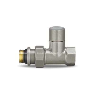 Радиаторный клапан ручной регулировки Varmega VMDV02-310404, 1/2" ВР-НР, прямой, серый Радиаторный клапан ручной регулировки Varmega VMDV02-310404, 1/2" ВР-НР, прямой, серый