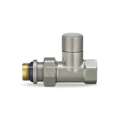 Запорный радиаторный клапан Varmega VMDV04-310404, 1/2" ВР-НР, прямой, серый Запорный радиаторный клапан Varmega VMDV04-310404, 1/2" ВР-НР, прямой, серый