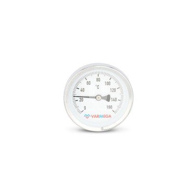 Купить Термометр биметаллический с погружной гильзой Varmega VMMT02-635004, диаметр 63 мм, длина гильзы 50 мм в магазине Mirkotlov.by (Мир Котлов) - отличное качество. Купить Термометр биметаллический с погружной гильзой Varmega VMMT02-635004, диаметр 63 мм, длина гильзы 50 мм