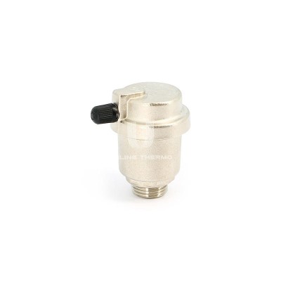 Купить Автоматический воздухоотводчик Uni-fitt 231N2000 1/2" НР, никелированный, боковой выпуск в магазине Mirkotlov.by (Мир Котлов) - отличное качество. Купить Автоматический воздухоотводчик Uni-fitt 231N2000 1/2" НР, никелированный, боковой выпуск