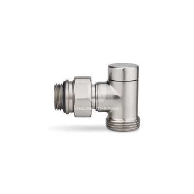 Узел нижнего подключения одинарный Varmega VMDV22-500415, 1/2"×3/4"EK НР, угловой, матовый никель Узел нижнего подключения одинарный Varmega VMDV22-500415, 1/2"×3/4"EK НР, угловой, матовый никель