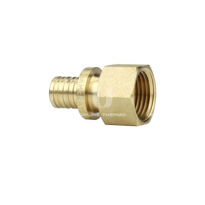 Муфта переходная (переходник) с внутренней резьбой Varmega Slide-fit VM513002005, 20х3/4", латунная, аксиальная Муфта переходная (переходник) с внутренней резьбой Varmega Slide-fit VM513002005, 20х3/4", латунная, аксиальная