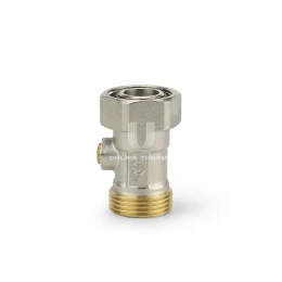 Узел нижнего подключения Varmega VMRV23-N01515, 3/4"EKх3/4"EK НР-ВР, прямой, одинарный раздельный, для двухтрубных систем Узел нижнего подключения Varmega VMRV23-N01515, 3/4"EKх3/4"EK НР-ВР, прямой, одинарный раздельный, для двухтрубных систем