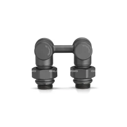 Узел нижнего подключения Varmega VMDV20-200415, 1/2"×3/4"EK НР, угловой, черный Узел нижнего подключения Varmega VMDV20-200415, 1/2"×3/4"EK НР, угловой, черный