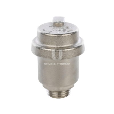 Автоматический воздухоотводчик Stout SVS-0012-000015 1/2", боковой выпуск, никелированный, с уплотнением O-ring фото 3