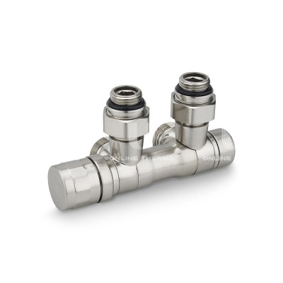 Узел нижнего подключения Varmega VMDV25-500415, 1/2"х3/4"EK, универсальный, матовый никель Узел нижнего подключения Varmega VMDV25-500415, 1/2"х3/4"EK, универсальный, матовый никель