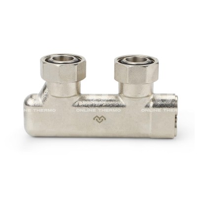 Узел нижнего подключения Varmega VMRV26-N01515, 3/4"EKх3/4"EK НР-ВР, угловой, перекрестный Узел нижнего подключения Varmega VMRV26-N01515, 3/4"EKх3/4"EK НР-ВР, угловой, перекрестный