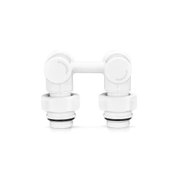 Узел нижнего подключения Varmega VMDV20-100415, 1/2"×3/4"EK НР, угловой, белый Узел нижнего подключения Varmega VMDV20-100415, 1/2"×3/4"EK НР, угловой, белый